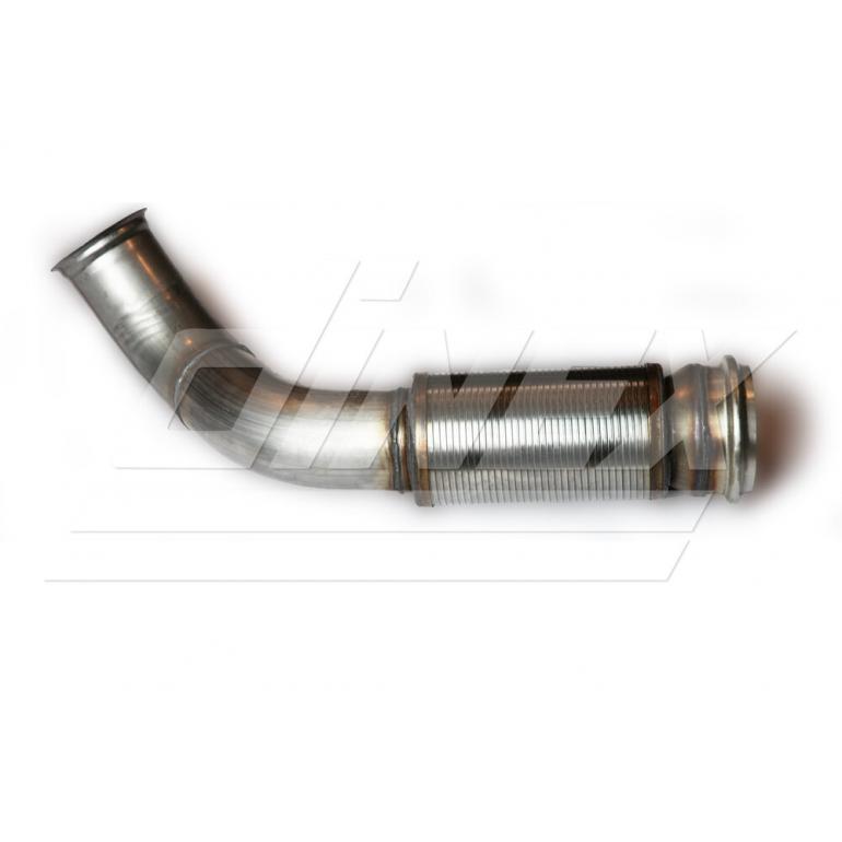 STAINLESS STEEL EXHAUST DOWNPIPE WITH FLEXI PIPE