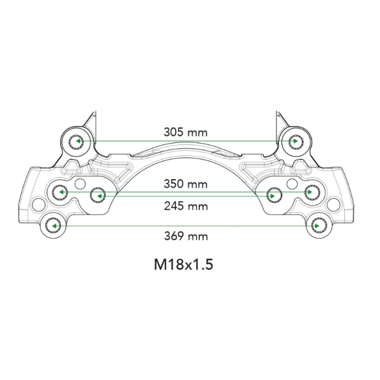 FRONT BRAKE CALIPER PASSENGER SIDE LH