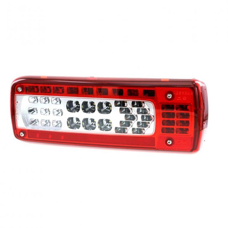 LED REAR COMBINATION LAMP WITH REVERSE ALARM DRIVER SIDE RH