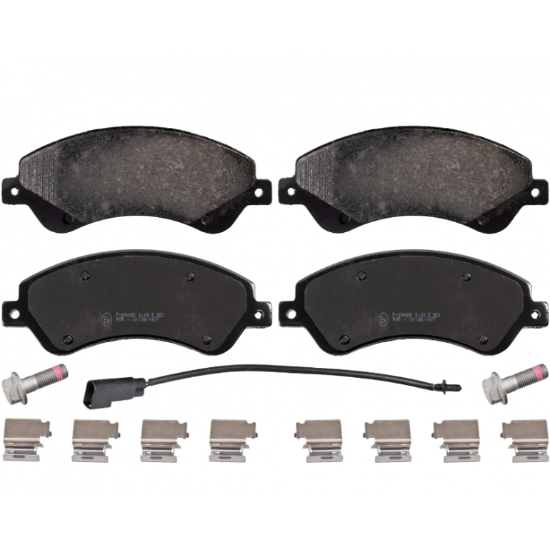 FRONT BRAKE PAD AXLE SET WITH FITTING KIT