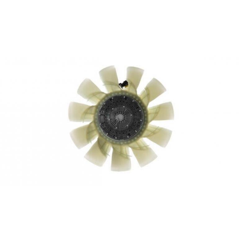 VISCOUS FAN CLUTCH HUB WITH BLADES