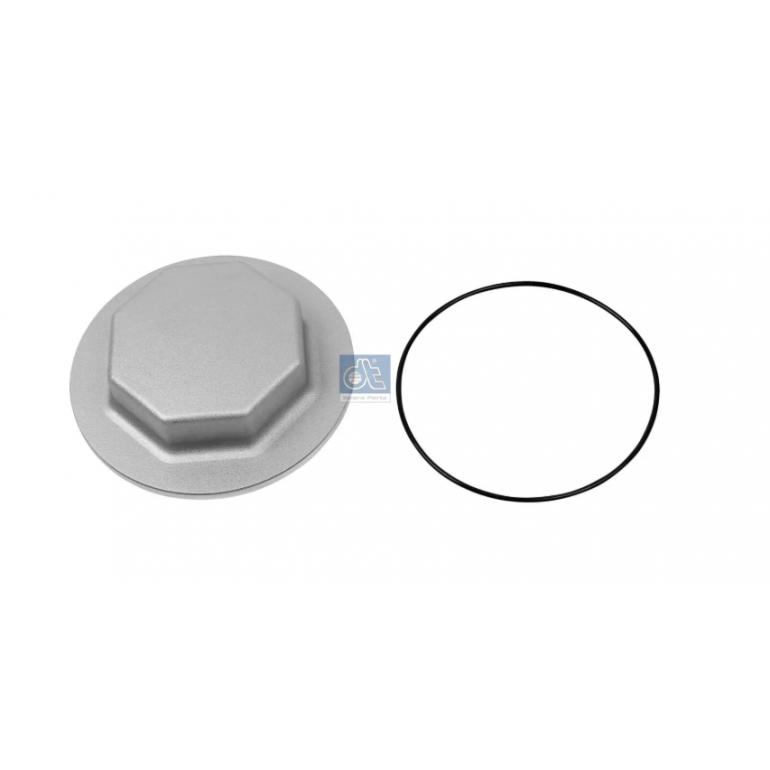 AXLE END HUB CAP WITH O-RING