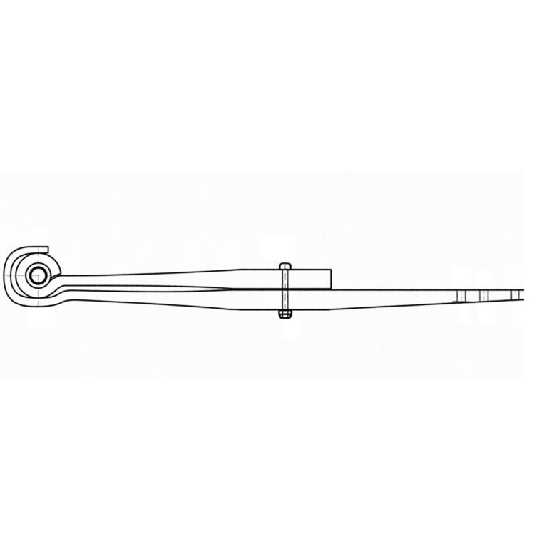 STRAIGHT TWIN LEAF TRAILING ARM