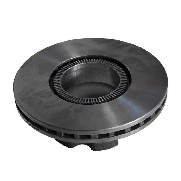 REAR BRAKE DISC WITH CAST ABS EXCITER RING