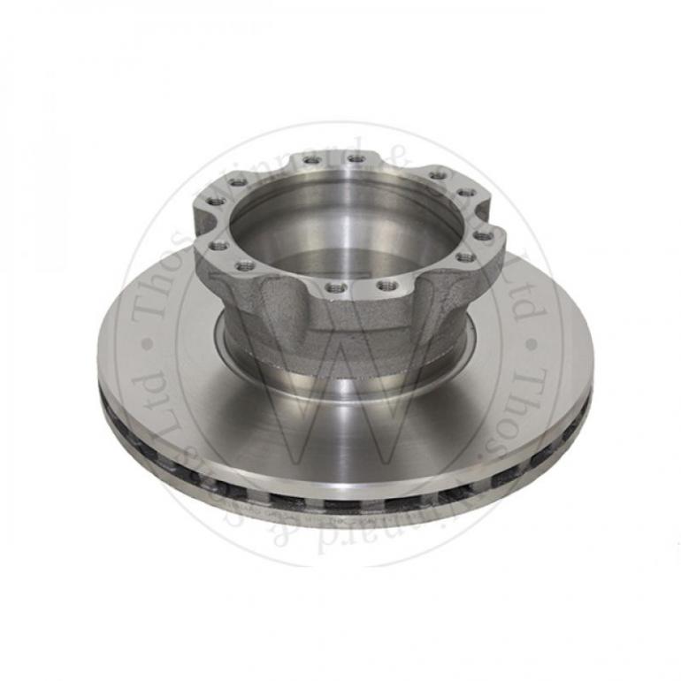 REAR BRAKE DISC WITH CAST ABS EXCITER RING
