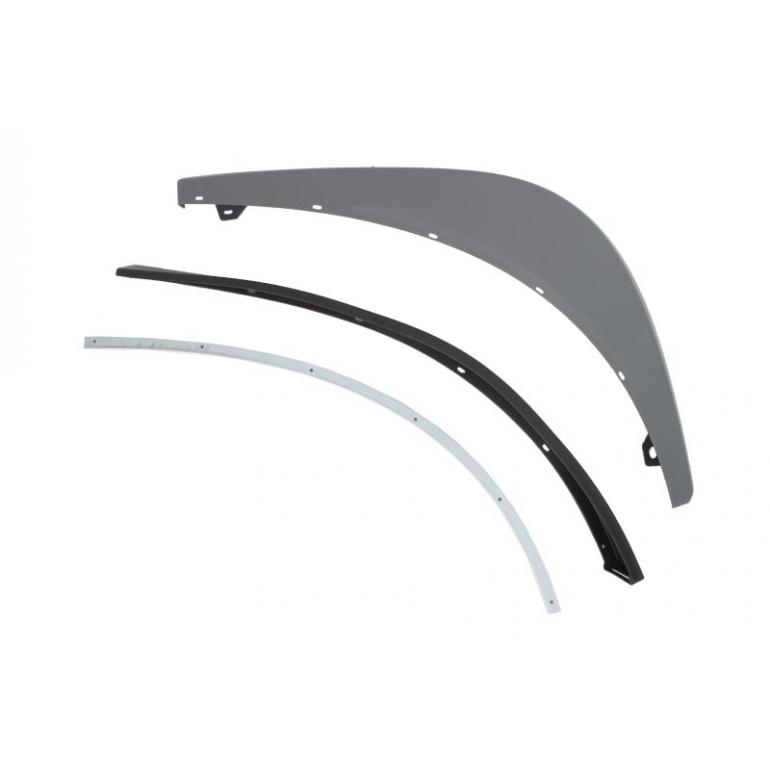 'TEXTURED FRONT BUMPER LOWER SPOILER ASSEMBLY PASSENGER SIDE LH