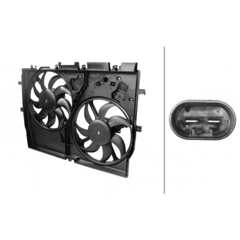 RADIATOR TWIN FAN WITH SURROUND