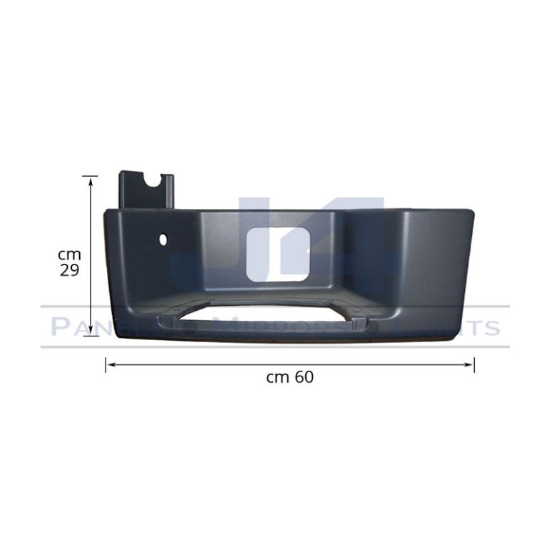 GREY LOWER SINGLE STEP SURROUND PASSENGER SIDE LH