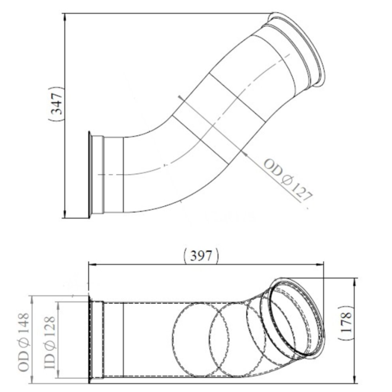 EXHAUST DOWN PIPE