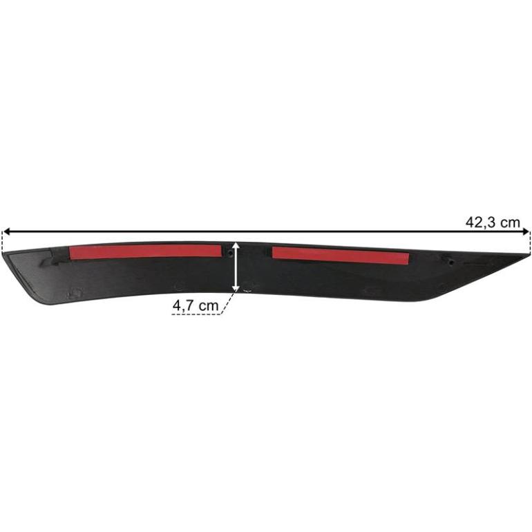 LOWER CORNER DEFLECTOR PANEL PASSENGER SIDE LH