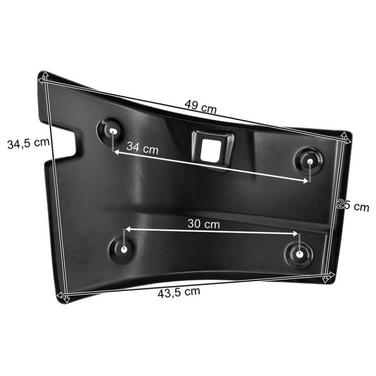 METAL FRONT BUMPER CORNER PASSENGER SIDE LH