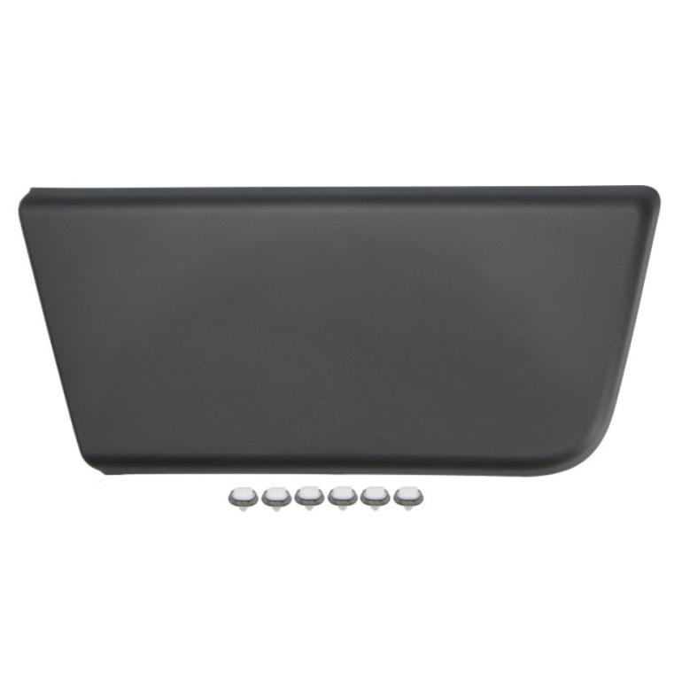 BLACK FRONT DOOR PROTECTIVE TRIM PANEL PASSENGER SIDE LH
