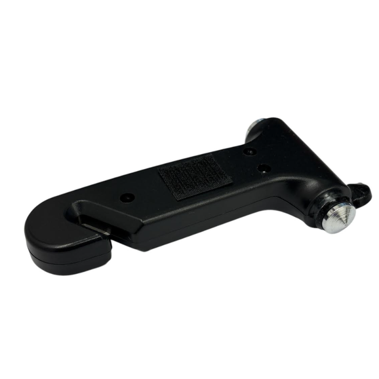 EMERGENCY BREAK GLASS HAMMER WITH SEAT BELT CUTTER