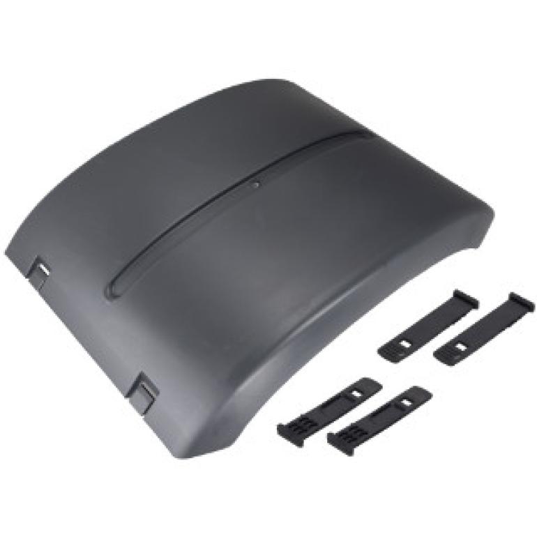 REAR AXLE 'SEMI FLAT WING TOP WITH STRAPS
