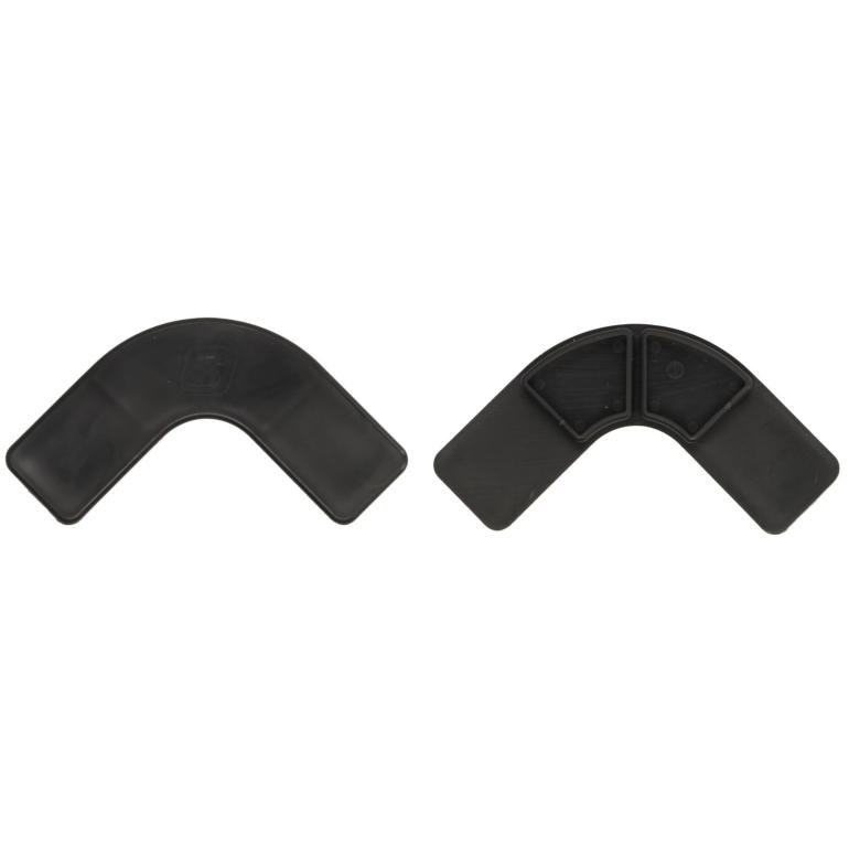 UNIVERSAL SIDE GUARD RAIL CORNER PLASTIC END CAP (PACK OF TWO)