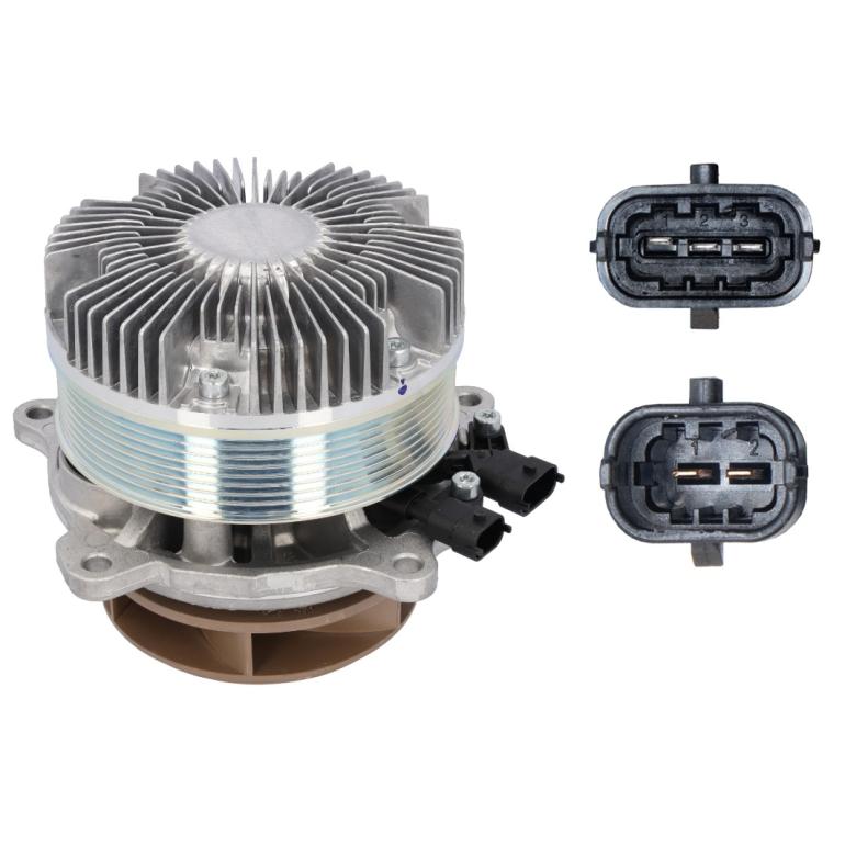 WATER PUMP WITH ELECTROMAGNETIC CLUTCH