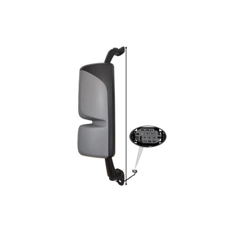 ELECTRIC ADJUST HEATED TWIN MIRROR DRIVER SIDE RH