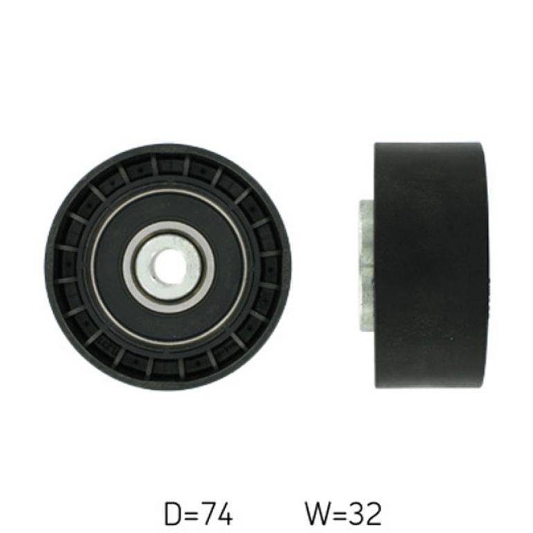 AUXILIARY BELT TENSIONER IDLER PULLEY