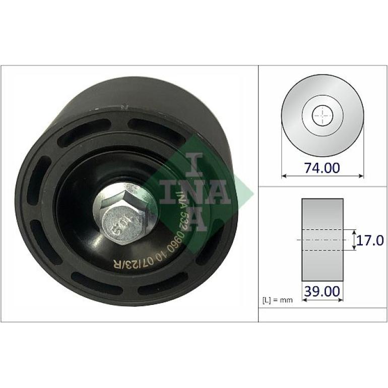 AUXILIARY BELT TENSIONER IDLER PULLEY