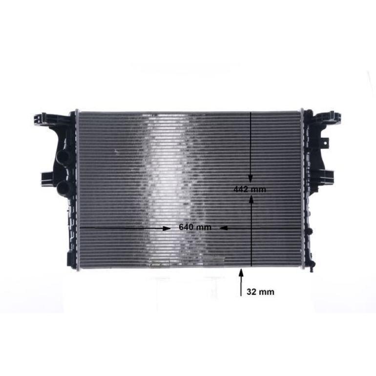 COOLANT RADIATOR WITHOUT FRAME