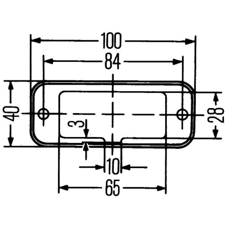 CLEAR FRONT MARKER LAMP
