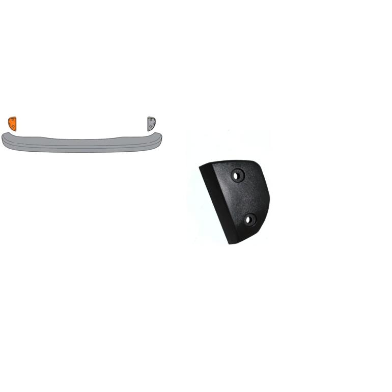 FRONT BUMPER UNDERRUN END CAP DRIVER SIDE RH
