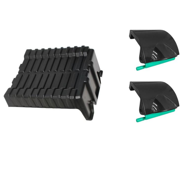 BATTERY BOX COVER WITH LOCKING CLIPS