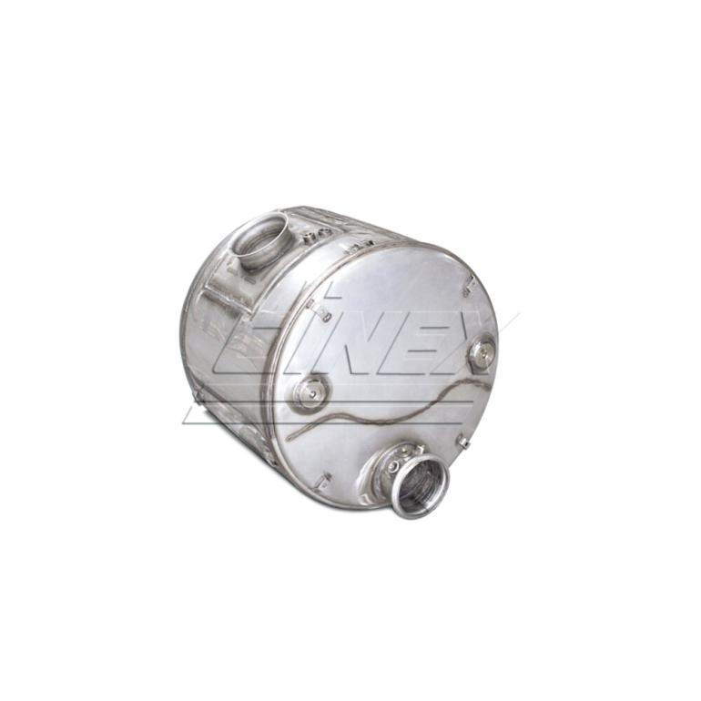 EXHAUST SILENCER WITH CATALYTIC CONVERTER