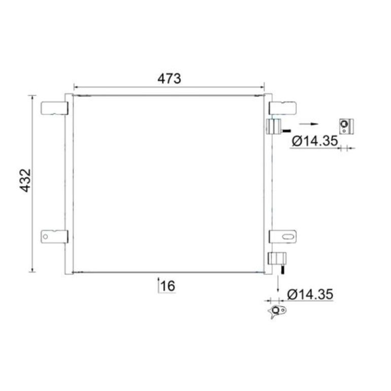 AIR CONDITIONING CONDENSER