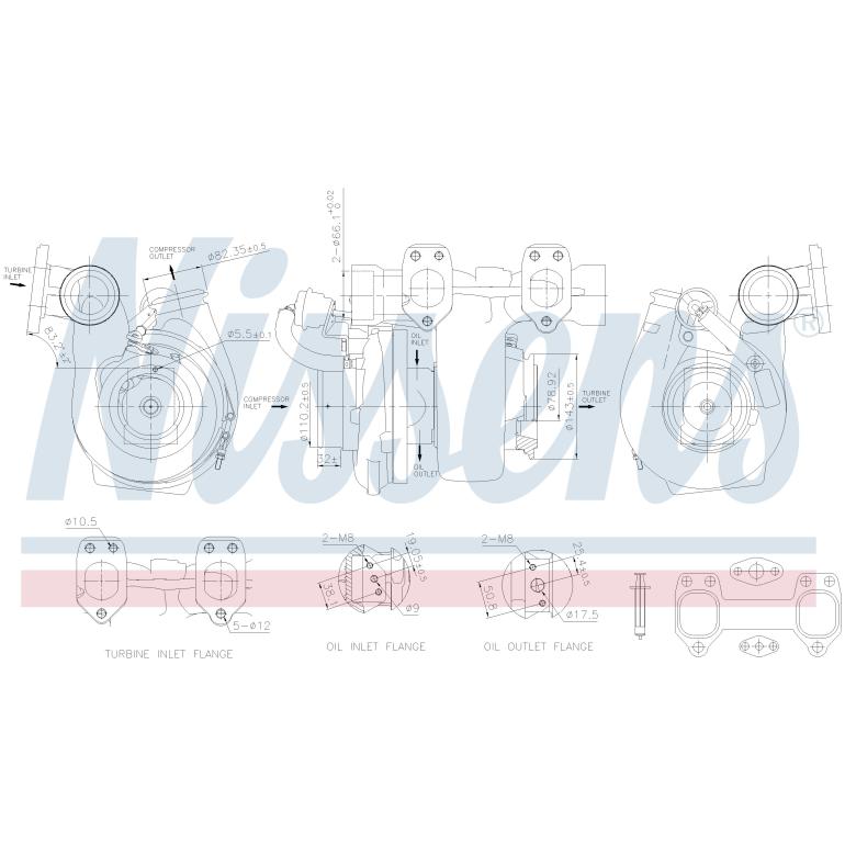 NEW UNIT TURBOCHARGER ASSEMBLY