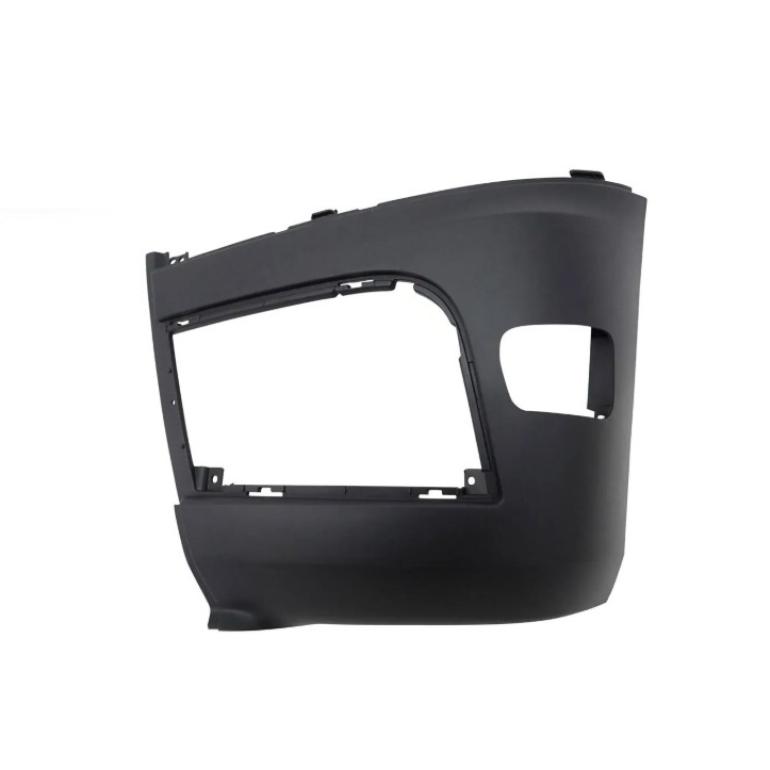 GREY FRONT BUMPER CORNER WITH SENSOR HOLE PASSENGER SIDE LH