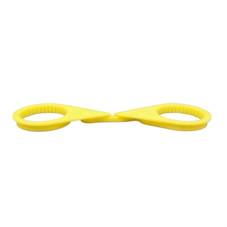 YELLOW SINGLE POINT TWIN WHEEL NUT INDICATOR 33MM