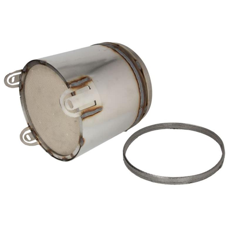 NEW UNIT DIESEL PARTICULATE FILTER WITH CLAMPS & GASKETS
