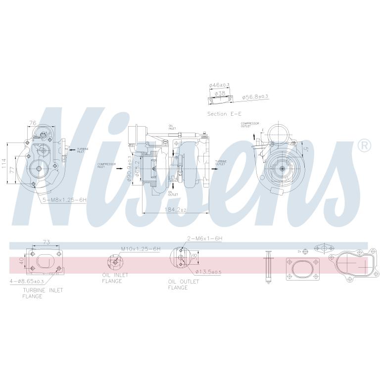 NEW UNIT TURBOCHARGER ASSEMBLY