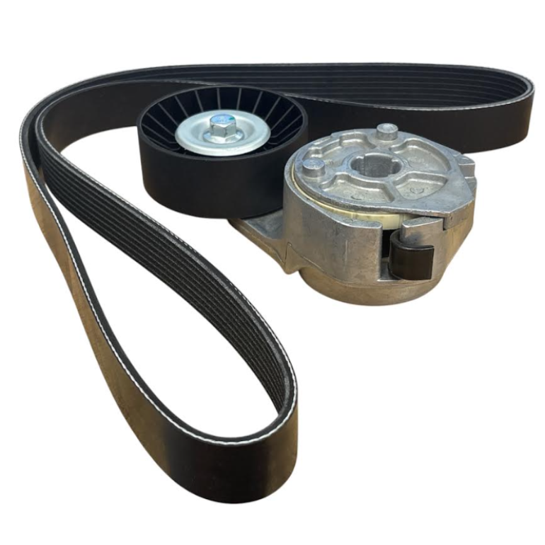 AUXILIARY BELT TENSIONER KIT WITH PLASTIC PULLEY