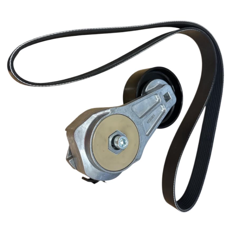 AUXILIARY BELT TENSIONER KIT WITH METAL PULLEY