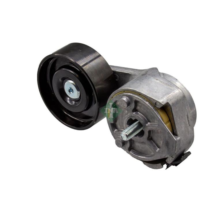 AUXILIARY BELT TENSIONER WITH METAL PULLEY