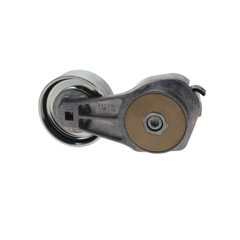 AUXILIARY BELT TENSIONER WITH METAL PULLEY