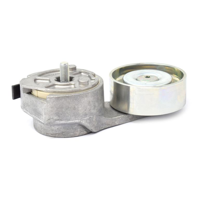 AUXILIARY BELT TENSIONER WITH METAL PULLEY