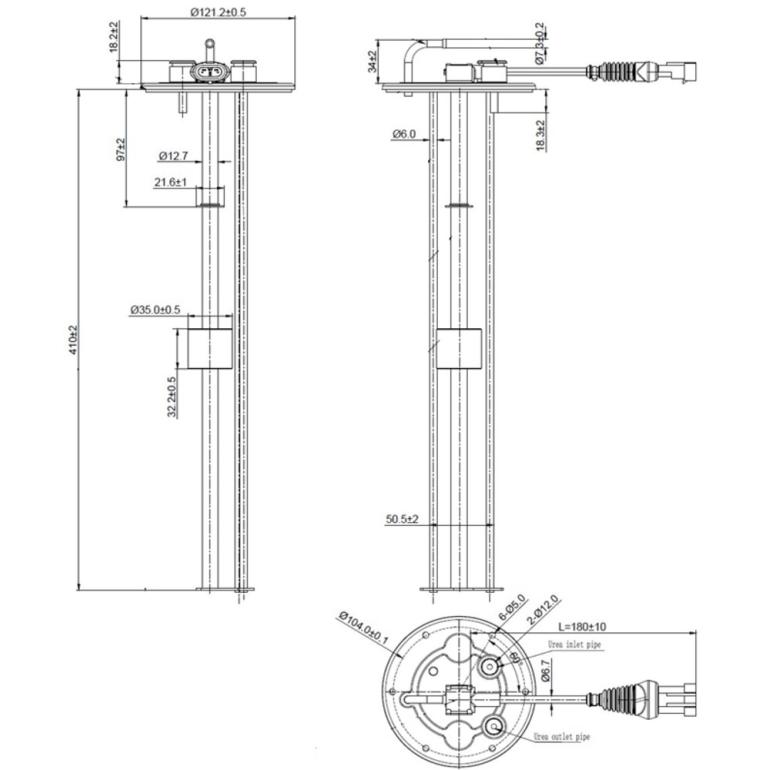 ADBLUE TANK LEVEL SENDER UNIT