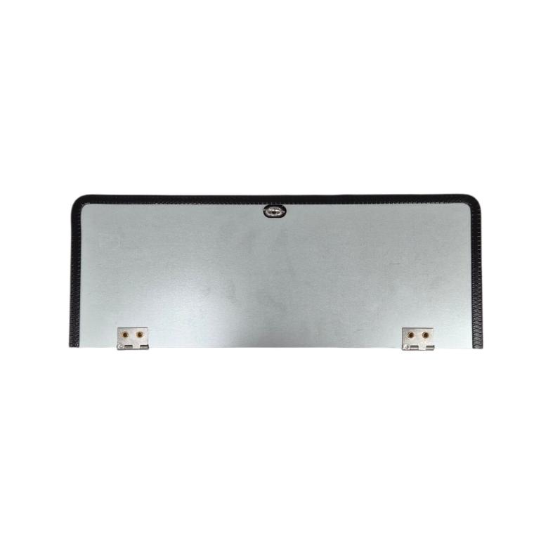 STEEL HORIZONAL FOLD ADR HAZARD WARNING HAZCHEM PLATE WITH RUBBER SURROUND