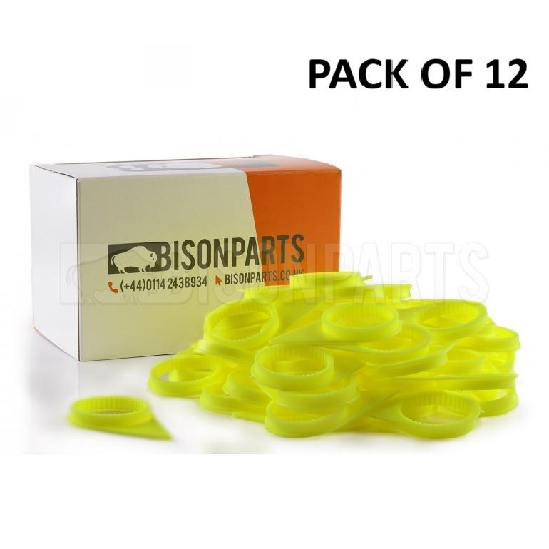 19MM WHEEL NUT INDICATOR YELLOW (PKT 12)