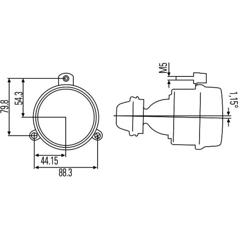 FRONT HALOGEN FOG LAMP