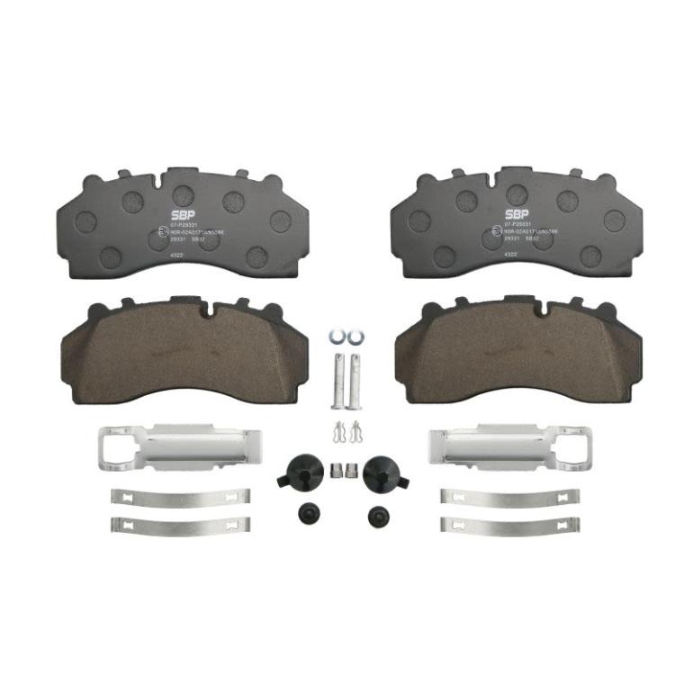 BRAKE PAD AXLE SET
