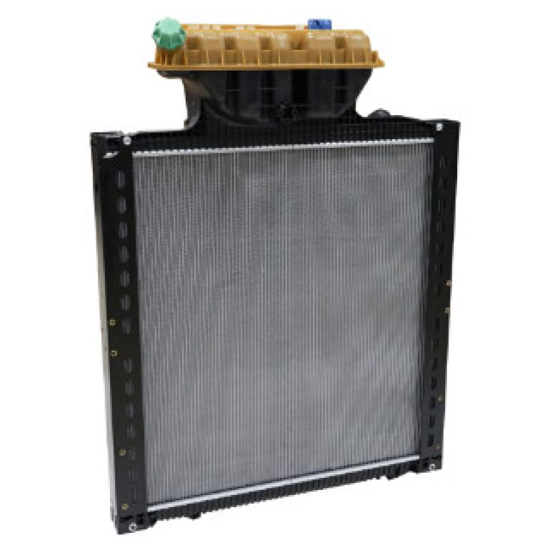 COOLANT RADIATOR WITH EXPANSION HEADER TANK