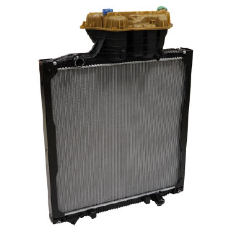 COOLANT RADIATOR WITH EXPANSION HEADER TANK