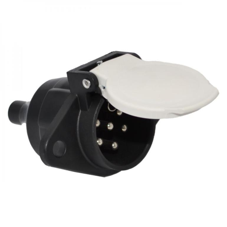 7 PIN S' TYPE PLASTIC SOCKET 24V