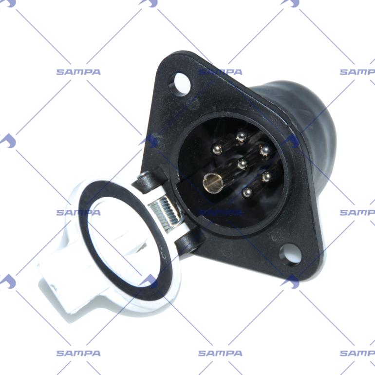 7 PIN S' TYPE PLASTIC SOCKET 24V