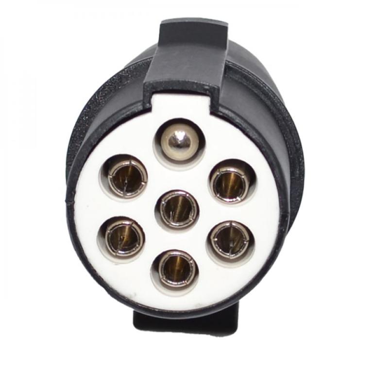 7 PIN S' TYPE PLASTIC PLUG 24V
