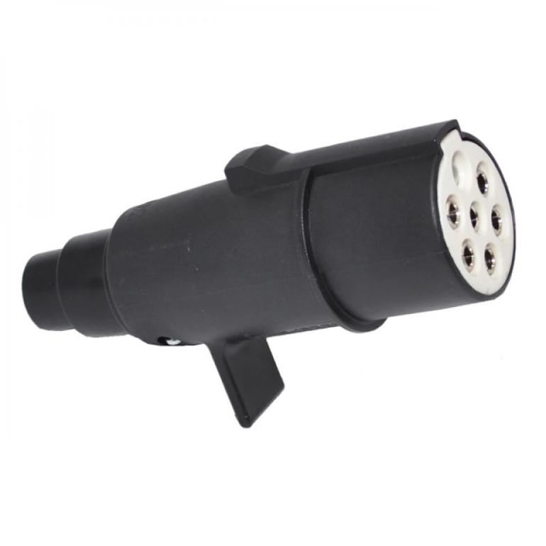 7 PIN S' TYPE PLASTIC PLUG 24V